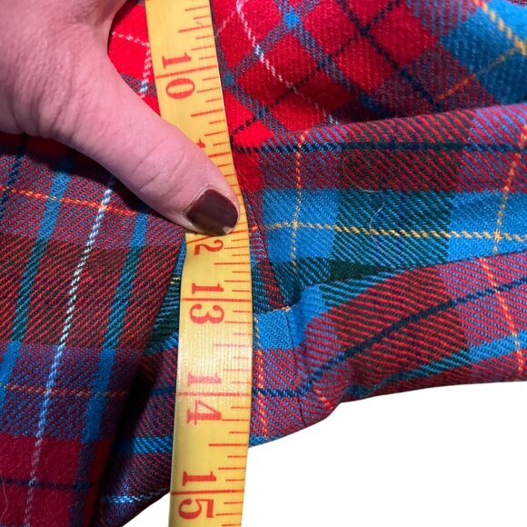 Vintage Knockabouts Pendleton 100% Wool Plaid Matching Set Scarf Shirt & Pants - Picture 4 of 16